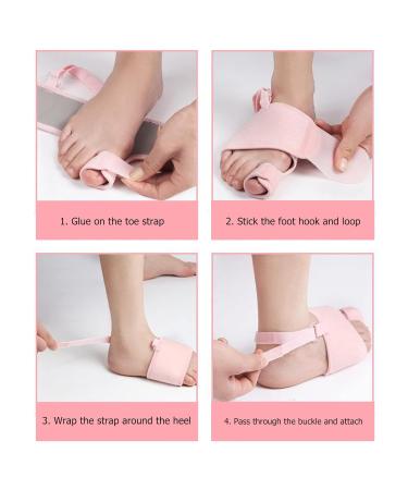Zjchao Toe Separator - 2-Part Bunion Corrector for Men & Women | Valgus Toe Spacer for Straightening Toes - Buy Online on GoSupps.com