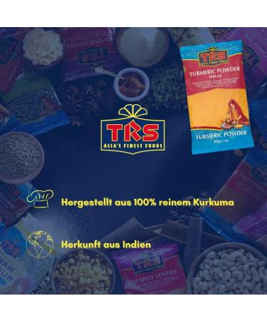 TRS Haldi Powder 0.4 kg - Pack of 10 - Buy Online on GoSupps.com