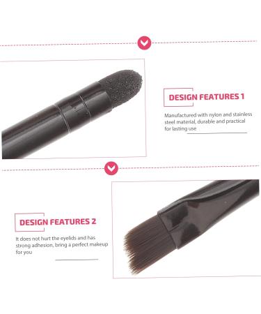Didiseaon 20 Pcs Eye Shadow Brush Cosmetic Brush Makeup Applicator Eye Makeup Sponge Black Stainless Steel 5.8X0.7X0.5CMx2pcs Blackx2pcs - Buy Online on GoSupps.com