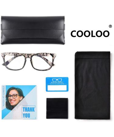 COOLOO Blue Light Blocking Gaming Glasses with Anti Glare and Blue Light Filter - Leopard Pattern - Buy Online on GoSupps.com
