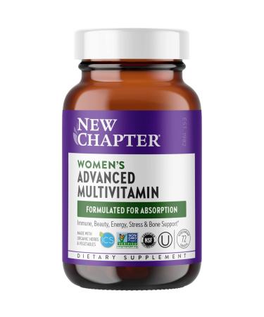 New Chapter Women's Advanced Multivitamin 72 Vegetarian Tablets