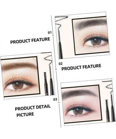 WOONEKY 2 1 Eyebrow Makeup Tools Automatic Rotating Pencil Rotating Eyebrow Makeup Pen Eyebrow Waterproof 1 count (Pack of 1) Brown - Buy Online on GoSupps.com