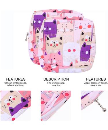 Shop Lurrose 2-Pack Leather Menstrual Hygiene Bags | Eco-Friendly Travel Makeup & Towel-Keeping Bags - Buy Online on GoSupps.com