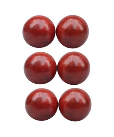 Fomiyes 6 STK wrist roll Balls to strengthen the wrist massager wood tool stress ball classic ball on the wrist China handball fitness gymnastics ball wood