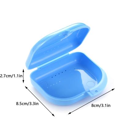 Buy Dental Prosthesis Box - Durable Storage for Dentists | 2-Piece Cyan & Blue Set - Buy Online on GoSupps.com