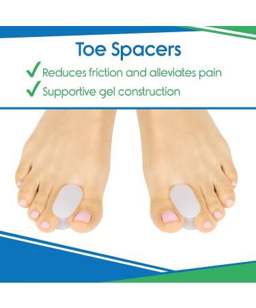 ViveSole Bunion Corrector for Women - Relief Kit (11 Pcs) - Hammer Toe & Foot Pain Protector Sleeve - Orthopedic Spacer Brace Guard - Hallux Valgus Splint Joint Straightener & Separator Treatment - Buy Online on GoSupps.com