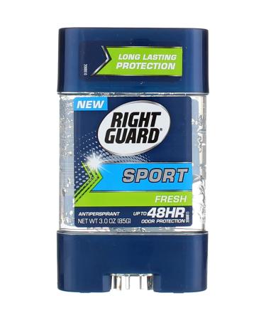 Right Guard Sport 3D Odor Defense Anti-Perspirant Deodorant Clear Gel Fresh 3 oz (Pack of 2) - Long Lasting Protection - Buy Online on GoSupps.com