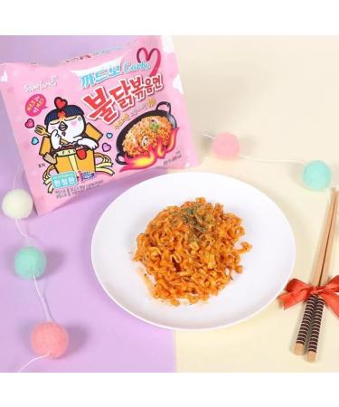 Samyang Carbonara & Curry Ramen Buldak Hot Chicken Spicy Noodles Bundle (Pack of 10) HALAL - Buy Online on GoSupps.com