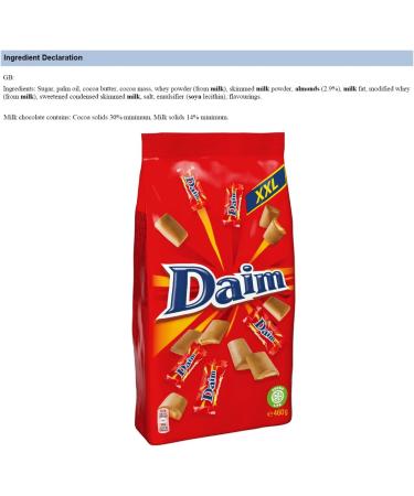 Daim Chocolate XXL 460 g - Buy Online on GoSupps.com
