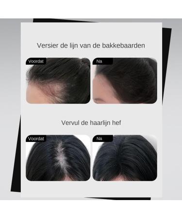 Eyebrow Eyebrows Microfilling Eyebrow Pencil 2and1 Pen Auline Durable Sweat Proof Makeup Accessories Beauty Supplies Special Occasion Professional Scales Sweat To Te gray black - Buy Online on GoSupps.com