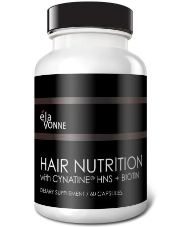 E LAVONNE Hair Nutrition  Cynatine HNS + Biotin - Grow Hair Thicker  Longer  Stronger  Healthier - Protect Against Thinning & Loss - Hair Vitamins