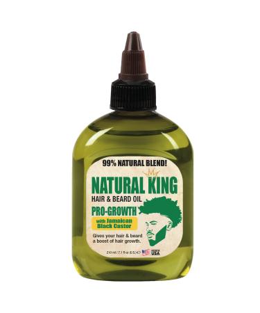 SFC Natural King Pro-Growth Hair & Beard Oil with Jamaican Black Castor Oil 7.1 oz. (PACK OF 2)