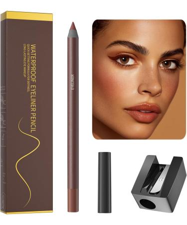 Crayon pour les Yeux | Stylo Liner Application Lisse Crayon en Gel pour les Yeux Tenue Prolong e | D butantes Maquillage Beau les Jours Soir e 3#CHOCOLAT - Buy Online on GoSupps.com