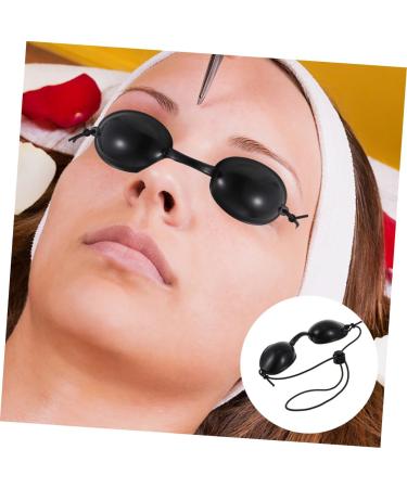 Angoily 1 Set Beauty Mask Bed Glasses Sunglasses Patch Sun Safety Goggles Supplies Bed Eyewear Protector 14X1.5CM Black - Buy Online on GoSupps.com