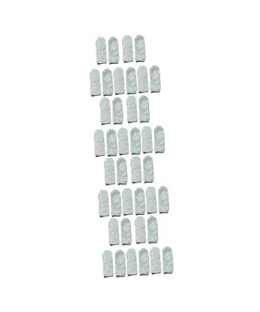 Yardwe 40 Pcs Labor Insurance Finger Cots Finger Protective Sleeves Thumb Sleeve Small Finger Covers Household Finger Cot Cut Resistant Finger Protectors Work Protective Bed Anti-Cut Hppe Greyx4pcs mediumx4pcs