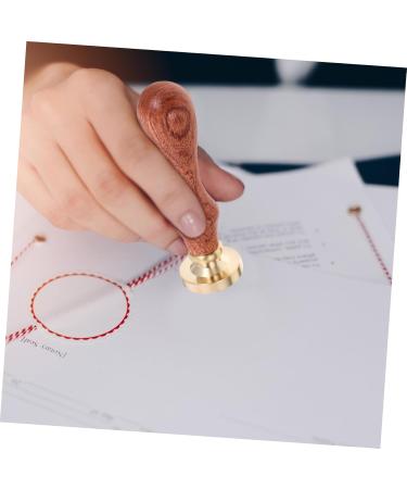 WOONEKY 1pc Dispensing Plate Tool Coffee Powder Press Envelopes Wax Seal Tools Copper Copper Head 1 count (Pack of 1) Golden - Buy Online on GoSupps.com