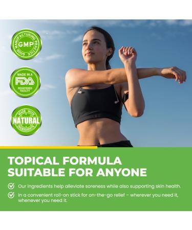 Extra Strength Hemp Oil Roll-On 1500 MG | Natural Muscle & Joint Relief - Soothe - Buy Online on GoSupps.com