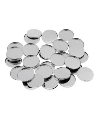 Buy 50x Round Empty Makeup Pans 36mm for Magnetic Eyeshadow - Ideal for Custom Makeup Refills & Organizing - Buy Online on GoSupps.com