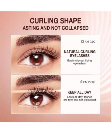 Effortless Lash Curler: Instant Eye-Opening Effect Easy-to-Use Eyelash Curling Tool-Design for Home & Travel Rose Gold - Buy Online on GoSupps.com