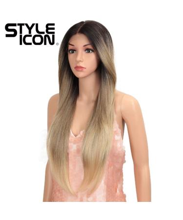 28 Ombre Blonde Easy-360 Lace Frontal Wig - Synthetic Long Straight Wig | Style Icon SOP 22613 - Buy Online on GoSupps.com