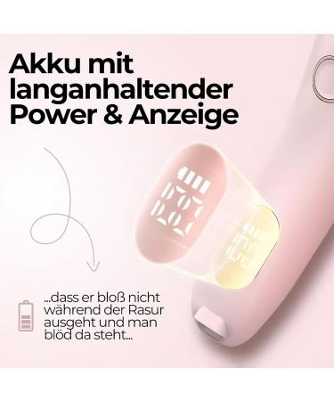 Glenmi Precision shaver for women Skin Glow Pro from Divanity for beautiful hair removal Blue - Buy Online on GoSupps.com