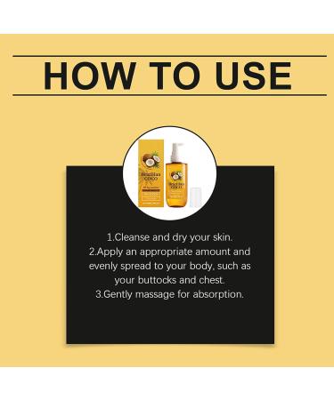  JINGLING JINGLING After Shower Body Oil 100ml Organic Firming Butter Skin Oils for Body Hydration for Women Men Increase Self-Confidence - Buy Online on GoSupps.com