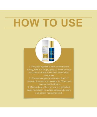  XUSHAOLUN Retinol Skincare Essences Gel lightweight fast-absorbing non-sticky moisturizing face serum daily moisturizing gel serum for smoother skin texture and increased comfort. (6 PCS) - Buy Online on GoSupps.com