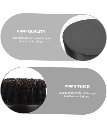 Minkissy Men's Wooden Fur Care Tools - 2-Piece Mustache Smoothing Iron & Bristle Clean Handle - Buy Online on GoSupps.com