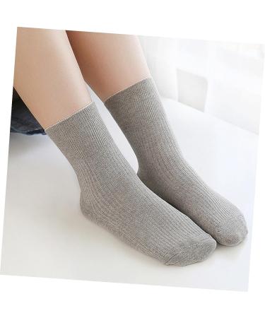 Healifty Diabetic Care Socks - 5 Pairs | Non-Skid Knit Slipper Socks for Men and Women | Gripper Socks for Elderly, Pregnant Women, and Nursing | Cotton Durable Calf-Length Socks - Buy Online on GoSupps.com