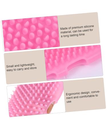 2-Piece Silicone Body Massage Brush Set for Exfoliation and Scrubbing - Buy Online on GoSupps.com