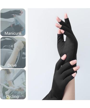 Buy Dykjgsgo UV Shield Gloves - Protect Your Hands from LED Lamps | Fingerless Gel Manicure Gloves for Nail Art - Buy Online on GoSupps.com
