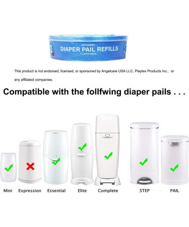 Diaper Pail Refill Bags | Enhanced Odor Control | 1120 Count 4 Pack | Compatible with Diaper Pails | Long Lasting Supply for 4-6 Months - Buy Online on GoSupps.com