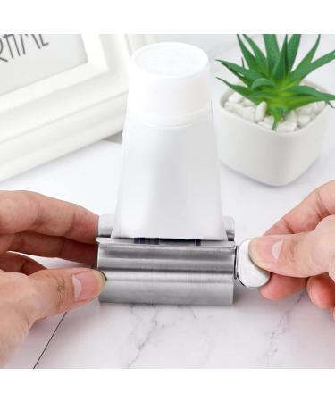 Piashow Tube Squeezer Set - 4 Stainless Steel Tube Presses with Stand for Creams Toothpaste & Tomato Paste - Perfect for Kids & Adults - Buy Online on GoSupps.com