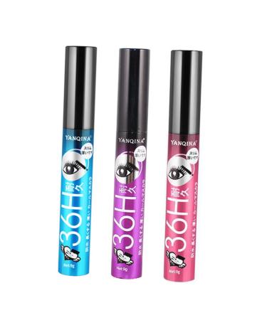 VINTORKY 3pcs Women Mascara Eyelash Mascara Extension Makeup Mascara Waterproof Mascara Eyelash Spoolies