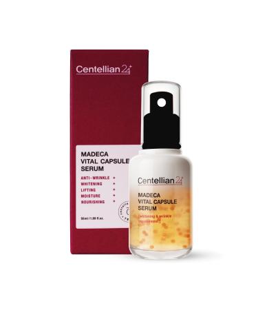 Centellian 24 Vital Capsule Serum (1.69 fl oz) - Ampoule for Moisturizing Skin Elasticity Protection & Soothing TECA Centella Asiatica Vitamin C Collagen & Elastin