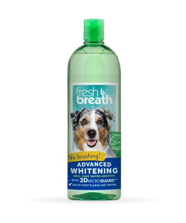 COSMOS 010666 Tropiclean Fresh Breath Advanced Whitening Water Additive 33.8oz