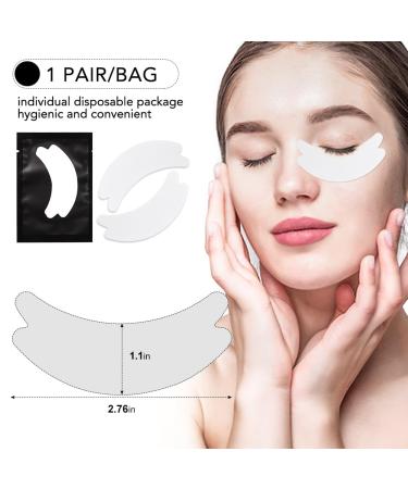 Lunamoon Eye Pads for Eyelash Extensions - Black Butterfly 50 Couples | Perfect for Eyelash Lifting & Coloring - Buy Online on GoSupps.com