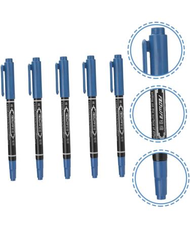 FOMIYES 5pcs White Marker Pen White Marker Pens Eyebrow Position Pen Tool Multifunction Eyebrow Pencil 13.9x1.8cm Blue - Buy Online on GoSupps.com