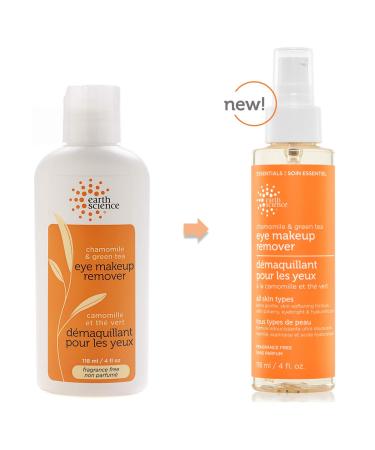 Earth Science Chamomile & Green Tea Eye Makeup Remover - Fragrance-Free 4 fl oz - Buy Online on GoSupps.com