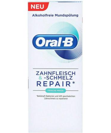 Oral B Gum & Enamel Repair Mouthwash 6 x 250ml - Fresh Mint for Healthy Gums | International Shipping Available - Buy Online on GoSupps.com