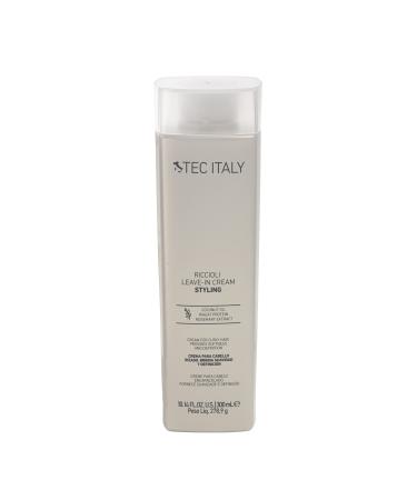 Tec Italy Riccioli Leave In Cream Curl Definition Enhancer & Moisturizer - 300ml Natural 10.1 Fl Oz (Pack of 1)