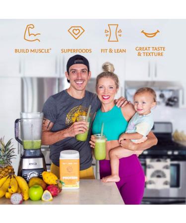 Sunwarrior Classic Plus Plant Based Protein Powder with BCAAs - Vanilla 26.4 Oz | Gluten Free, Non-GMO, Soy-Free, Dairy-Free, Sugar-Free, Low Carb, Keto, Vegan Protein Powder - 30 Servings - Buy Online on GoSupps.com