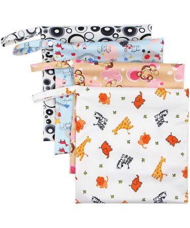 Baby Diaper Bag Wet Dry Bag | Nappy Organizer Bag | Waterproof Zipper Bag | Washable & Reusable Cloth Wet Bag | Color 8 M - Buy Online on GoSupps.com