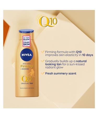 NIVEA Q10 Gradual Tan Body Moisturizer Fair to Medium 400ml - 13.5 Fl Oz - Buy Online on GoSupps.com