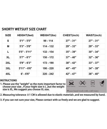 Wetsuit Shorty for Men 1.5mm Neoprene Back Zip Spring Suit | Diving, Surfing, Snorkeling | Black-Gray | XX-Large - Buy Online on GoSupps.com