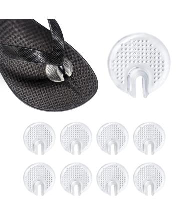 10Pcs Clear Silicone Gel Sandle Thong Toe Protectors Flip Flops Toe Guards Cushions Non-slip Toe Separator Foot Pads