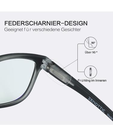 ZENOTTIC Kids Blue Light Blocking Glasses Anti Glare Lens Lightweight Frame Computer Eyeglasses For Boys And Girls Black+crystal - Buy Online on GoSupps.com