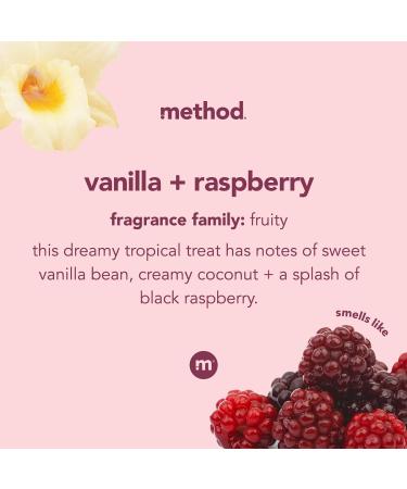 Method Premium Foaming Hand Wash Refill - Vanilla + Raspberry - 28 fl oz (Pack of 4) | Biodegradable Formula | Recyclable Bottles - Buy Online on GoSupps.com