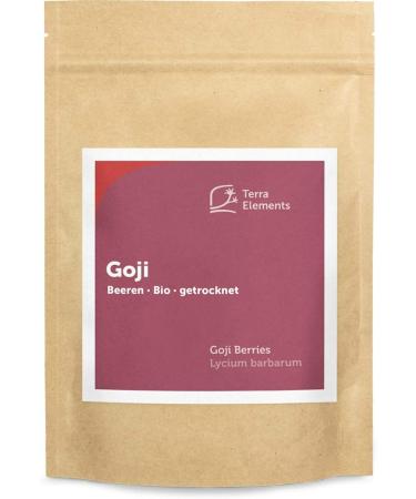 Terra Elements Organic goji berries 250g I 100% pure I vegan I raw quality - Buy Online on GoSupps.com