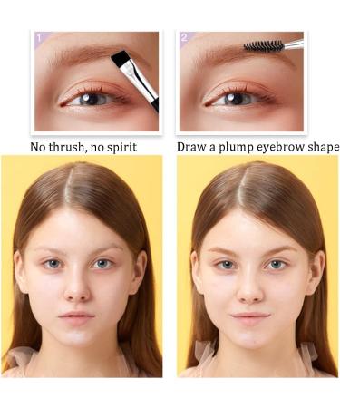 Tadipri 5 Pieces Eyelash Comb Eyebrow Brush Eyelash Brush Double-ended Eyebrow Brush for Modifying Eyebrows and Eyelashes - Buy Online on GoSupps.com